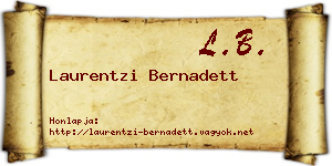 Laurentzi Bernadett névjegykártya